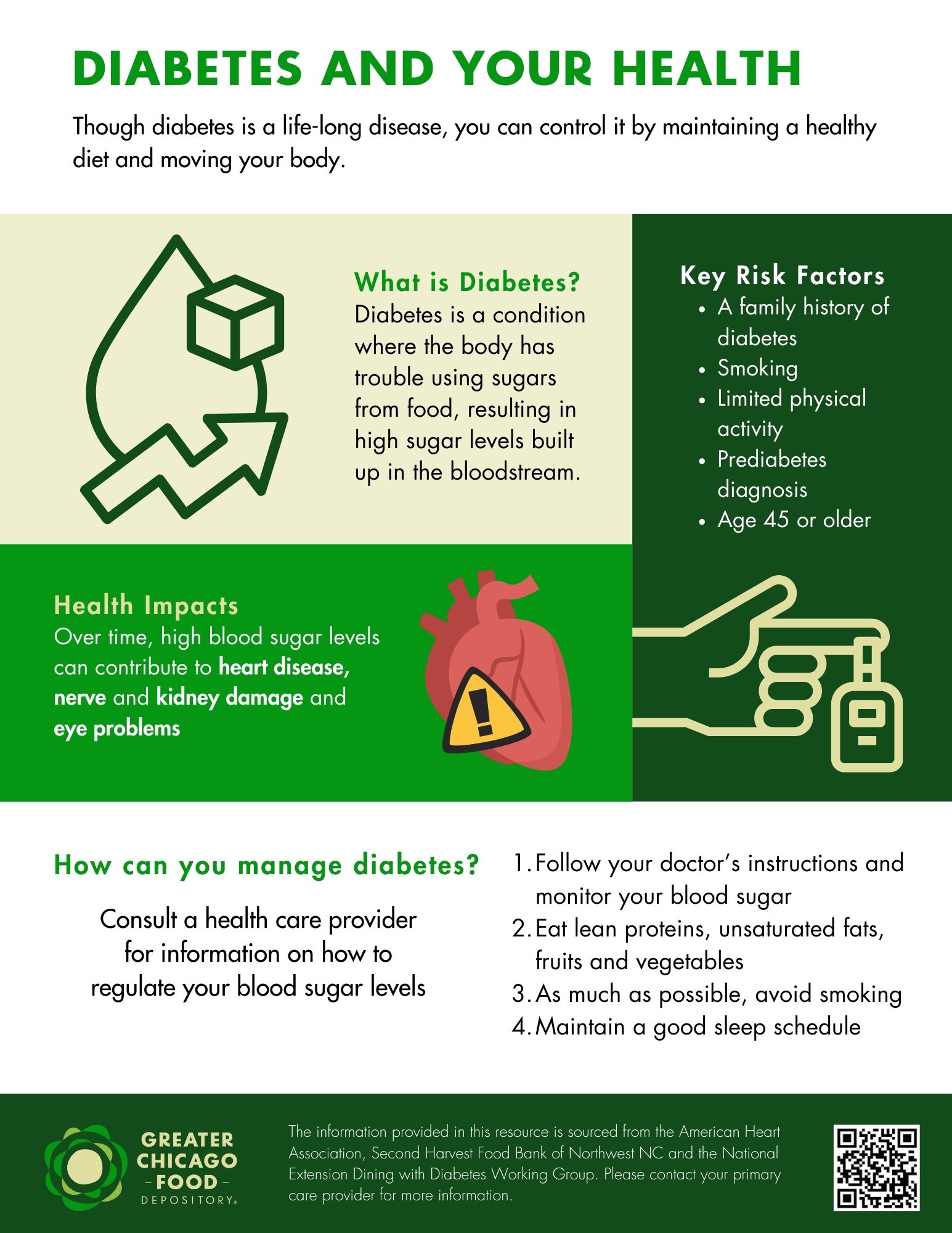 Diabetes and Your Health   Greater Chicago Food Depository